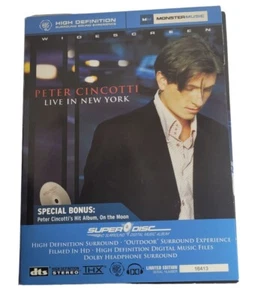 Peter Cincotti Live In New York DVD Plus On The Moon Cd 2005 - Imagen 1 de 4