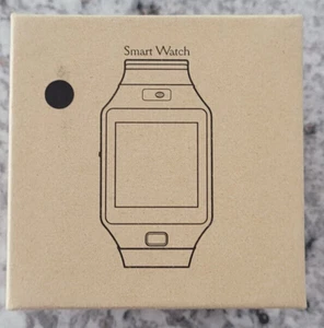 New, Unisex, Smart Watch, Bluetooth, SIM, SMS, Black - Picture 1 of 6