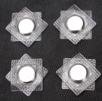 4 Pair 1.5cm Strong Sew-in Magnetic Button Snap for Handbag Clothing Stage Cloth