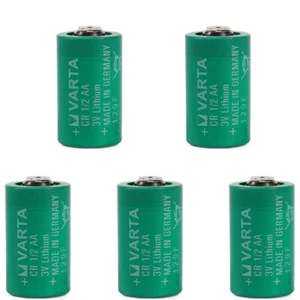 CR1/2AA 3V Series 3V 950mAh Cylindrical Non-Rechargeable Li-Battery 5pcs - Picture 1 of 4