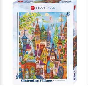 (HY30011) - Heye Puzzles - 1000 Pc - Red Arches, Charming Village