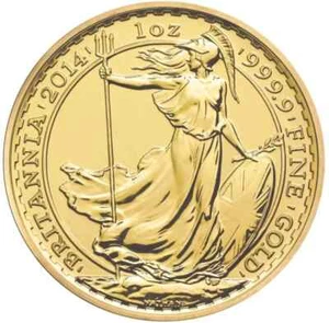 2014 1oz Gold Britannia Coin - mint condition - Picture 1 of 2