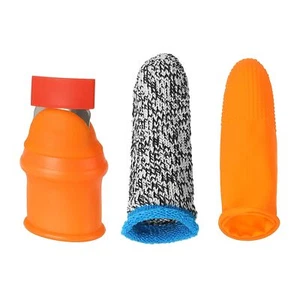 PATIKIL Small Silicone Thumb Knife Set 3Pcs Harvesting Plant Knife Finger Gua... - Picture 1 of 5