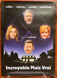 Incredible But True Rolled Poster Alain Chabat QUENTIN DUPIEUX 40x60cm B - Picture 1 of 1
