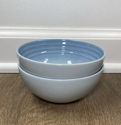 "Coastal Blue" LE CREUSET Set of 2 Vancouver 4.75" Snack Bowls NWT *2nd Choice* - Image 1 of 4