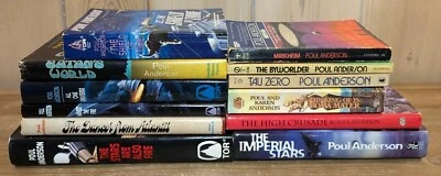 Poul Anderson Lot of 13 Vintage Fantasy & Science Fiction Books  - Image 1 of 4