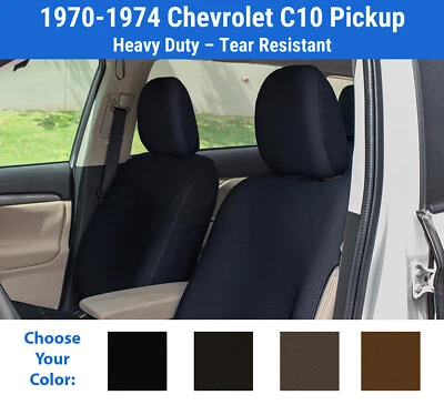 Fundas de asiento Kingston para camioneta Chevrolet C10 1970-1974 Foto 1 de 4