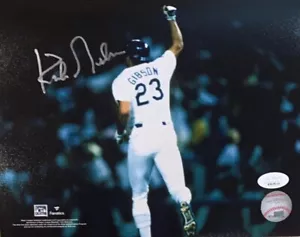 Kirk Gibson Autographed Dodgers 1988 World Series Game 1 Home Run 8x10 Photo JSA - Picture 1 of 2