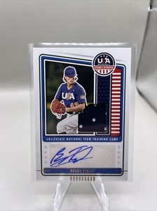 2023 Panini Stars & Stripes Brady Tygart Autograph Jersey Relic USA