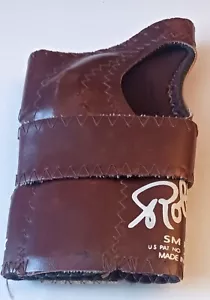 Robby’s Original Positioner Bowling Glove Leather Small Right Hand Brown - Picture 1 of 4