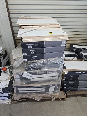 MSI Nyrobi 10 pol. x 22 pol. Palete de azulejos de cerâmica brilhante aparência de mármore piso e parede - Imagem 1 de 4