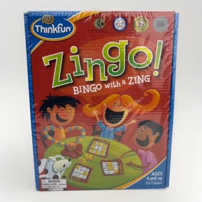Zingo! "Bingo with a Zing" Kids/ Family Board Game by Thinkfun New Free Ship - Image 1 of 4