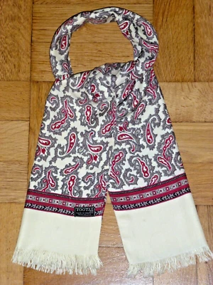 Vintage Tootal Scarf Cravat Dapper Neckwear Mod Indie Scooter Goodwood  Dandy - Image 1 of 4