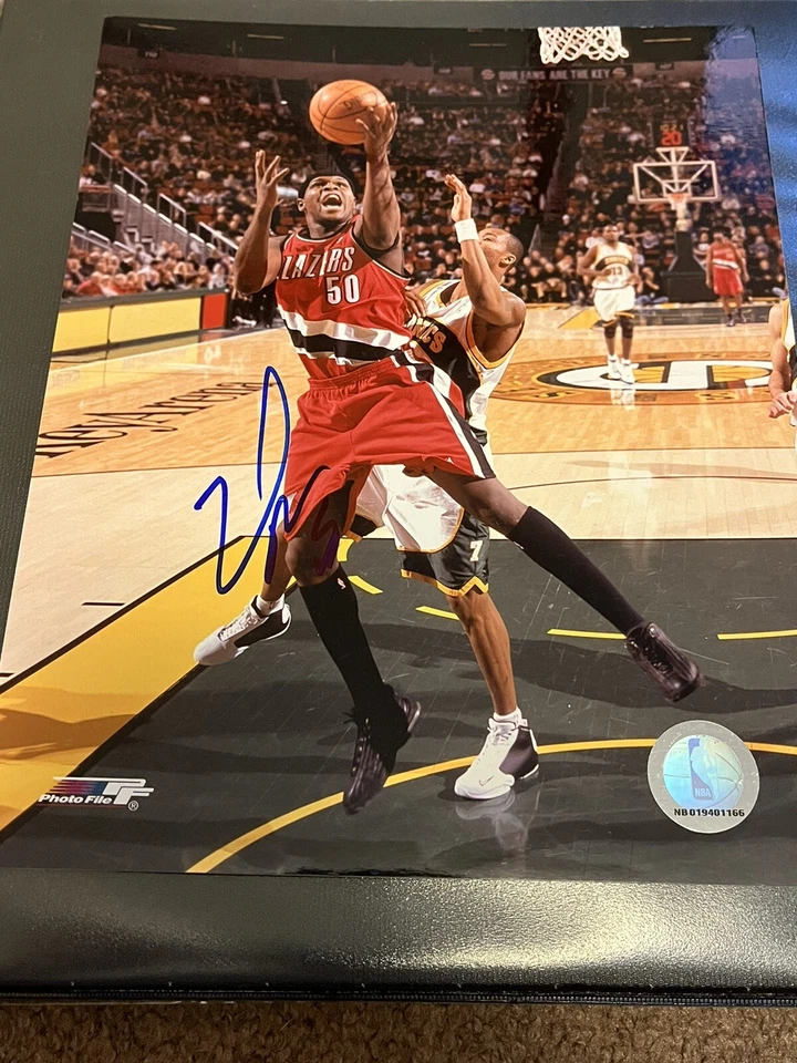 Foto 8x10 firmada autografiada por Zach Randolph de la NBA ~ Blazers ~ Memphis Grizzlies Foto 1 de 1