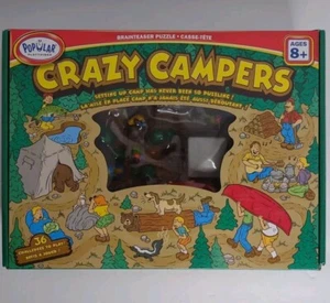 Crazy Camp Logic Puzzle Juego Nuevo Caja Abierta - Imagen 1 de 12