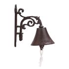 Wall Mounted Retro Bell Cast Iron Wind Chime Heavy Duty Hand Shaking Bell