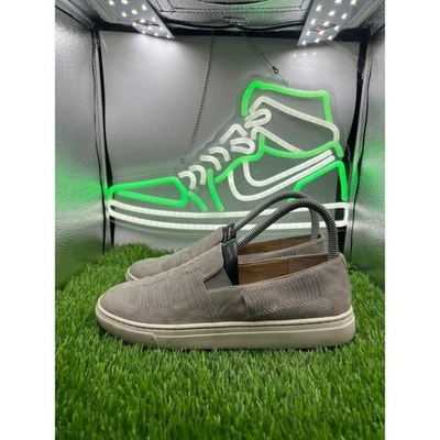 Vince Canuck Mujer Gris Gamuza Mocasines Sin Cordones Zapatos Informales Talla 7.5/6.5M Foto 1 de 4