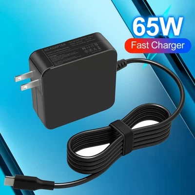 Carregador de laptop 65W USB C tipo C para Acer Chromebook Lenovo/HP/Asus/Samsung Power - Imagem 1 de 4