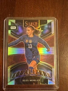 2022-23 Panini Select FIFA Alex Morgan Equalizers USWNT Silver Prizm Beautiful!! - Picture 1 of 2