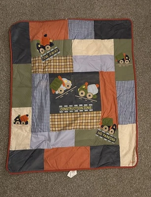 Nuevo con etiquetas OSHKOSH BABY En Construcción Carretera Trabajo Cuna Manta   Foto 1 de 4