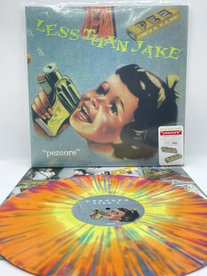 NEW Less Than Jake Pezcore Tri-color Splatter Vinyl Gatefold LP /1000 Record - Image 1 of 4
