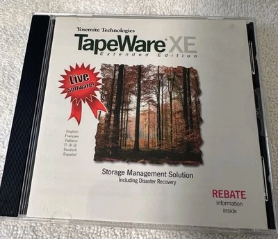 (New) HP C1529-10019 XE TapeWare Backup Software - Image 1 of 2