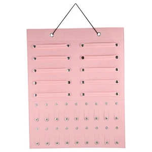 Jewelry Storage Bag Travel Headband Holder for Girls Hanging Organizer - Imagen 1 de 11