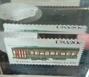 St. Charles Streetcar 20 Cent Stamp Hanford Heirlooms 1992 VTG - Picture 1 of 10