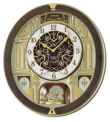 Seiko Special Collector Edition Melodies in Motion Clock 22 Preciosa Crystals - Image 1 of 4