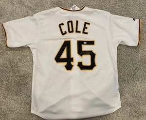 PITTSBURGH PIRATES- GERRIT COLE SIGNED AUTOGRAPH JERSEY BECKETT COA   - Picture 1 of 5