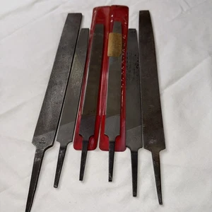 J. K. Files And Tools / Sunflower-Made In India Lot Of 6 Vintage Files - Picture 1 of 10