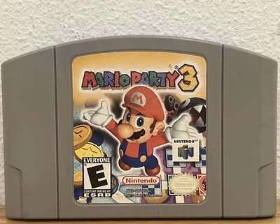 Mario Party 3 N64 Nintendo 64 Authentic Tested Cart Only - Image 1 of 2