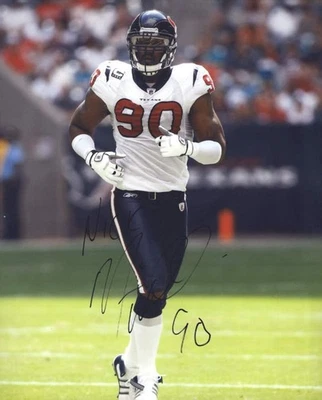 Foto firmada por Mario Williams de fútbol americano NFL 8x10 con certificado autografiado (A0501 Foto 1 de 2