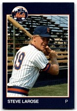 1988 Grand Slam Baseball Card Steve Larose Columbia Mets #6
