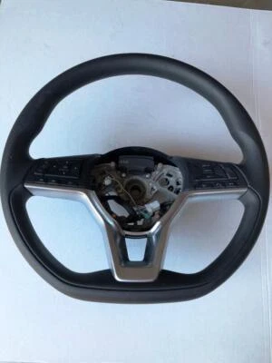 OEM 2016-2018 Nissan Rogue Black Polyurethane Steering Wheel Assembly 484306FM0B - Image 1 of 4