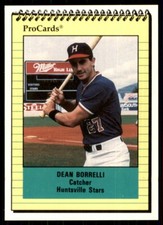 1991 ProCards Dean Borrelli Huntsville Stars #1798