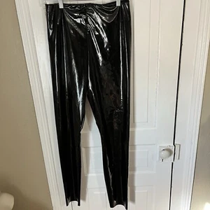 Wilfred Free Aritzia Jemma Vegan Leather Leggings Pants Large Black Liquid P1 - Bild 1 von 8