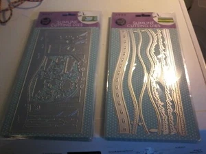 2X TROQUELES DE CORTE PARA MEZCLA DE ÁLBUM DE RECORTES (J4207) - Imagen 1 de 2