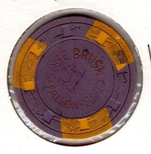 Nevada, Fallon: Sage Brush Club 1.00, 1960 - Picture 1 of 2