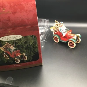 Jazzy Jalopy Santa Hallmark Keepsake Christmas Ornament Original Box READ - Picture 1 of 6