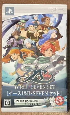 Ys 1 & 2 Chronicles - Ys Seven 7 (Paquete de 2) PSP [Japón] PlayStation Portátil *NUEVO* Foto 1 de 2