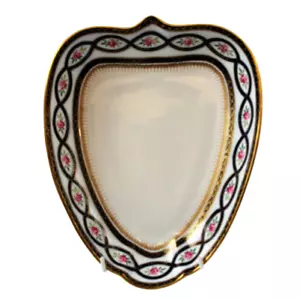 Plato antiguo en forma de hoja de Wedgwood al por menor Phillips c1910 patrón no. 6248 - Imagen 1 de 8