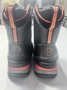Lands End Woman’s Waterproof Boots Orange Accents Size 8. Very Great Condition - Picture 1 of 18