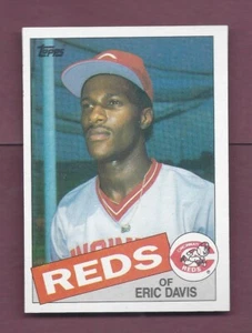 SHARP PACK FRESH 1985 TOPPS BASEBALL #627 ERIC DAVIS ROOKIE .99 SHIP U689 - Picture 1 of 2