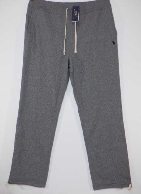 dark grey polo sweatpants