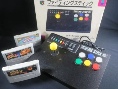Super famicom HORI fighting stick Nintendo Japan SFC joy controller game street - Image 1 of 4
