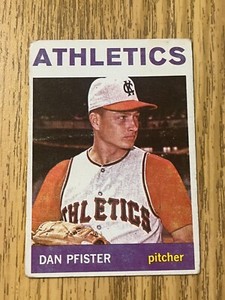1964 Topps Dan Pfister Kansas City Athletics #302 - C2