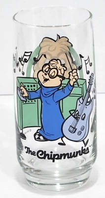 1985 Alvin and The Chipmunks  Collector Glass Simon Bagdasarian  Prod. - Изображение 1 из 2