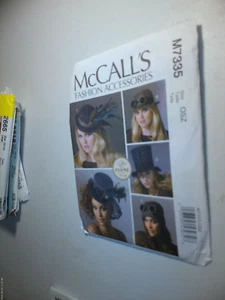 Sombreros de aviador McCall's M7335 Steampunk, victorianos, patrón de costura alto - Imagen 1 de 1