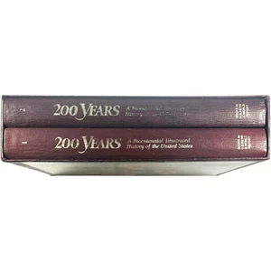 200 Years A Bicentennial Illustrated History of the United States Vol. 1 & 2 HC - Bild 1 von 6